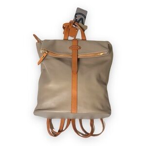 Trendy Italian Leather Backpack
